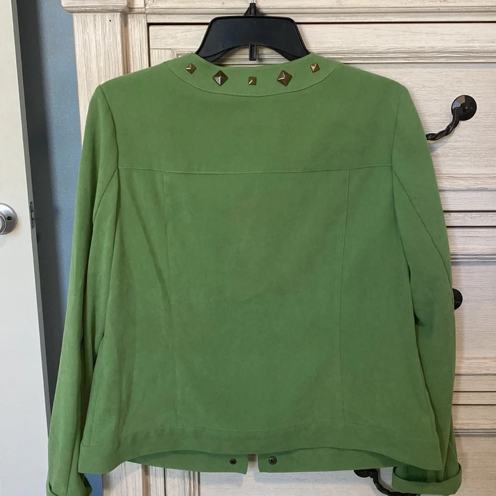 So Soft Casual Green Lightweight Jacket Size S - Picture 3 of 3
